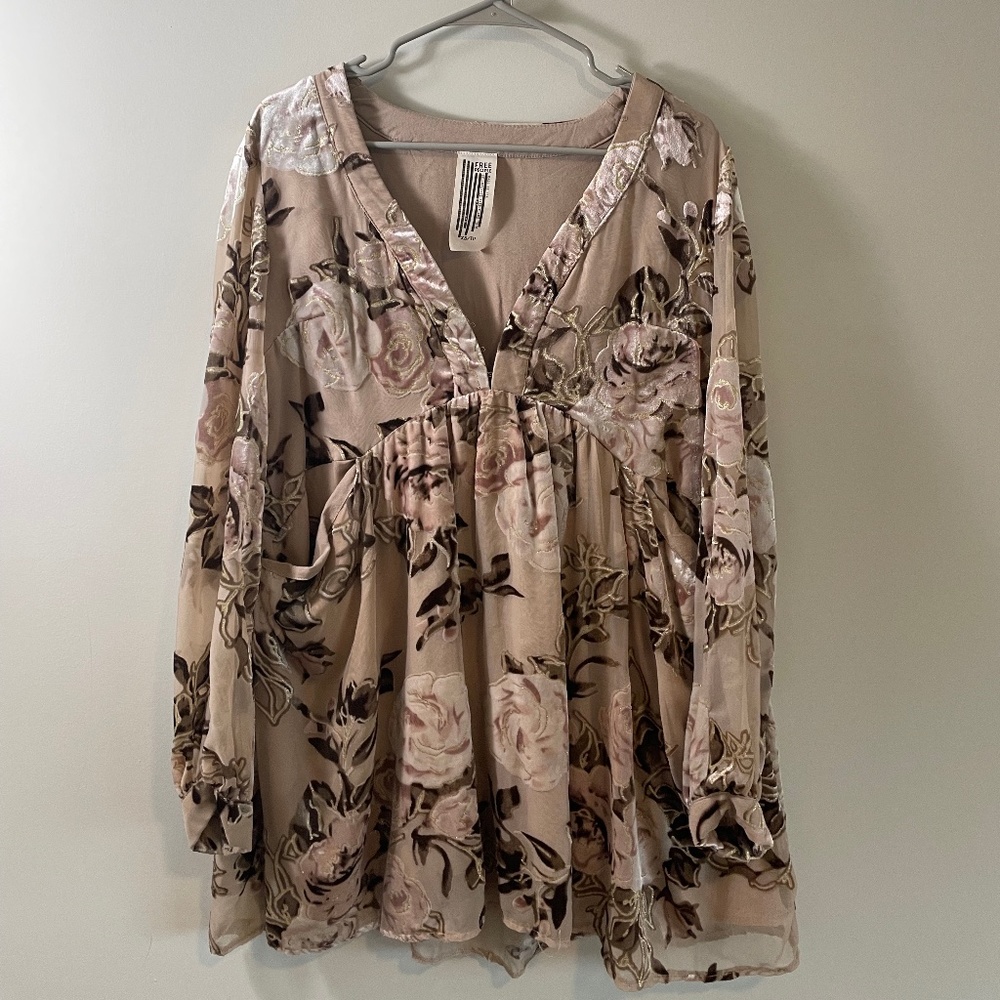 Free People Velvet Tunic Dress